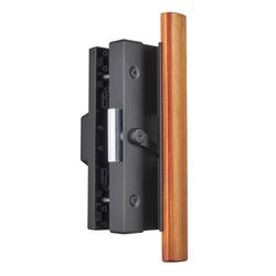 Ace Black Zinc Sliding Door Hardware Kit 1 pc
