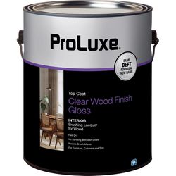 ProLuxe Gloss Clear Oil-Based Alkyd Brushing Lacquer 1 gal