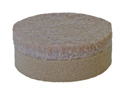 Shepherd Hardware Felt Self Adhesive Self-Leveling Pad Beige Round 1 in. W 8 pk