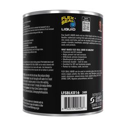 Flex Seal Family of Products Flex Seal Black Liquid Rubber Sealant Coating 16 fl. oz.