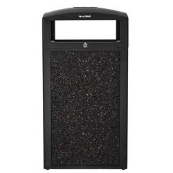 Alpine Industries 41.33 in. H X 21.25 in. W X 21.25 in. L Commercial Garbage Can 40 gal Gray Stone