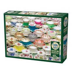 Cobble Hill Teacups Jigsaw Puzzle 1000 pc