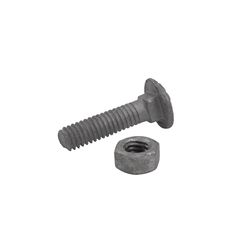 YardGard 5/16 in. X 1-1/4 in. L Galvanized Steel Carriage Bolt 20 pk