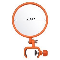 EZ Smart 4.5 in. W Orange Inspection Mirror