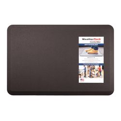 WeatherTech 24 in. W X 36 in. L Brown Carbon Fiber Thermoplastic Door Mat