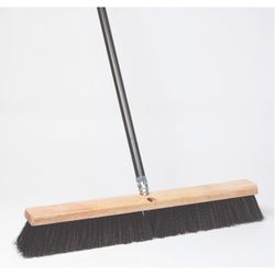 DQB 24 in. W Horsehair/Poly Broom