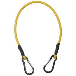 Keeper Yellow Carabiner Style Bungee Cord 24 in. L X 0.315 in. 2 pk