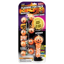 Magic Seasons LED Halloween Pumpkin Wearable Flashing Fun Pack 1 pk