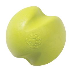 West Paw Zogoflex For Dog Green Plastic Jive Ball Dog Toy Large 1 pk