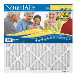 NaturalAire 24 in. W X 24 in. H X 1 in. Synthetic 13 MERV Pleated Air Filter 1 pk