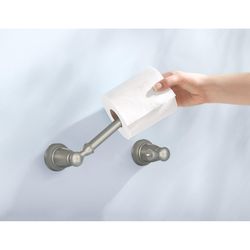 Moen Banbury Brushed Nickel Toilet Paper Holder