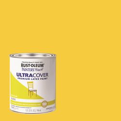 Rust-Oleum Painters Touch 2X Gloss Sun Yellow Ultra Cover Paint Exterior and Interior 1 qt