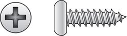 HILLMAN No. 6 Ga. X 3/4 in. L Phillips Pan Head Sheet Metal Screws 100 pk