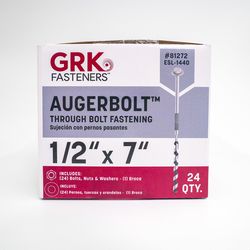 GRK Fasteners 1/2 in. D X 7 in. L Steel Hex Head Anchor Bolts 1 pk