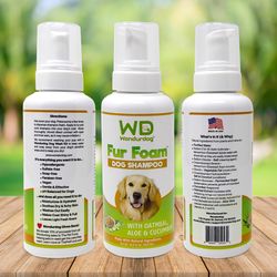 Wondurdog Fur Foam Oatmeal, Coconut, Aloe & Cucumber Dog Shampoo 16.9 oz 1 pk