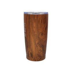 Pavilion Man Made 20 oz Wood Grain BPA Free Best Dad Ever Travel Mug