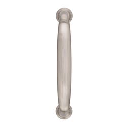 Amerock Kane & Crosley Collection Transitional Arch Cabinet Pull 3-3/4 in. Satin Nickel Silver 1 pk