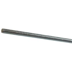 SteelWorks 7/16 in. D X 72 in. L Zinc-Plated Steel Threaded Rod