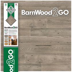 OldeWood Limited BarnWood2GO 5/16 in. H X 48 in. L Weathered Gray Wood Wall Plank