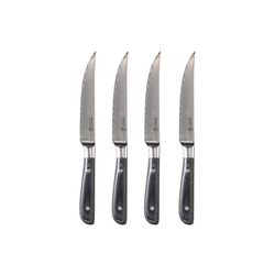Messermeister Avanta Damascus n/a in. L Steel Steak Cultery Set 4 pc