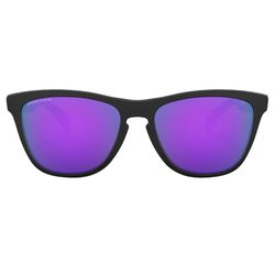 Oakley Frogskins Sunglasses Unisex Black Frame Purple Lens