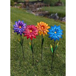 Marshall Home and Garden Assorted Metal 25 in. H X 11 in. W Wildflower Outdoor Garden Stake