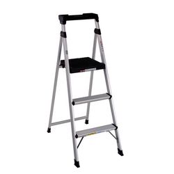 Cosco Lite Solutions 5 ft. H Aluminum Step Ladder Type II 225 lb. cap.