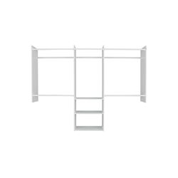 Easy Track 72 in. H X 14 in. W X 96 in. L Wood Deluxe Starter Closet Kit