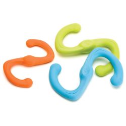 West Paw Zogoflex For Dog Orange Plastic Bumi Dog Tug Toy Large 1 pk