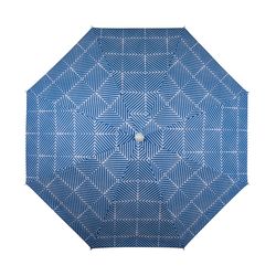 Oniva Portable Beach Blue Athens Pattern 66 in. D Umbrella