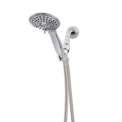 Whedon Blaster Massage Polished Chrome Stainless Steel 5 settings Handheld Showerhead 1.8 gpm