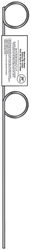 Hy-Ko .32 in. D X 24 in. H Metal Pigtail Sign Stake