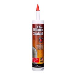 MEECO'S RED DEVIL High Heat Silicone Sealant