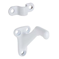Ives White Aluminum Handrail Bracket