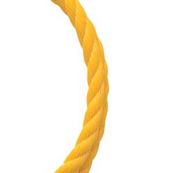 Koch Industries 1/2 in. D X 100 ft. L Yellow Twisted Polypropylene Rope