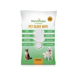 Wondurdog Wondurwipe White Unscented All Pets Glove Wipes 8.2 oz 6 pk
