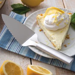 Rada Cutlery Silver Nickel Stainless Steel Pie Server
