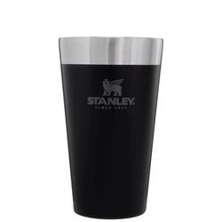Stanley Adventure 16 oz Matte Black BPA Free Stackable Pint