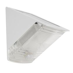 Maxsa Matte White Solar Powered 110 W LED Wedge Light 1 pk