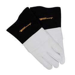 Forney 15.1 in. Insulated Cowhide Welding Gloves Black M 1 pk