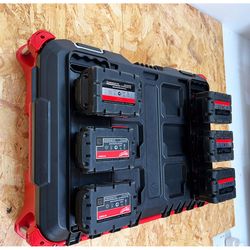 StealthMounts Milwaukee M18 Battery Rack Black
