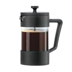 OGGI Brew Black/Clear Glass/Plastic French Press Coffee Maker 20 oz