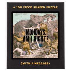 Times Reads 7.25 in. H Mini Shaped Puzzle