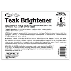 Star Brite Teak Brightener Liquid 1 gal