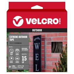 VELCRO Brand Extreme Outdoor Small Nylon Hook and Loop Fastener 120 in. L 1 pk