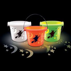 Shawshank LEDz Light Up Witch Bucket Bucket 1 pk (RANDOM COLOR)