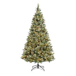 Holiday Bright Lights 9 ft. Full LED 2700 ct Tripoli Pine Sparkle Color Changing Christmas Tree