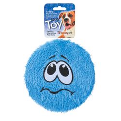 Boss Pet For Dog Assorted Plush Discs with Squeakers Dog Toy 1 pk