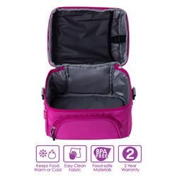 Bentgo Deluxe Purple 1 gal Lunch Bag Cooler