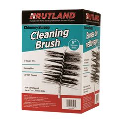 Rutland 6 in. Square Oil Tempered Chimney Brush